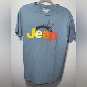Jedco Jeep Wave Blue Tee Shirt Size Men’s Medium EUC